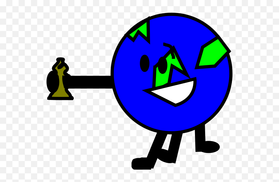 Earth Pose Clip Art At Clker - Smiley Emoji,Earth Emoticon