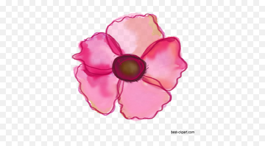 Free Watercolor Flowers Branches And - Desert Rose Emoji,Pink Flower Emoji Png