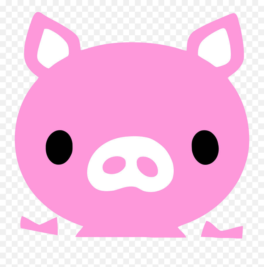 Domestic Pig Computer Icons Piglet Line - Fico World Eataly Emoji,Piglet Emoticon
