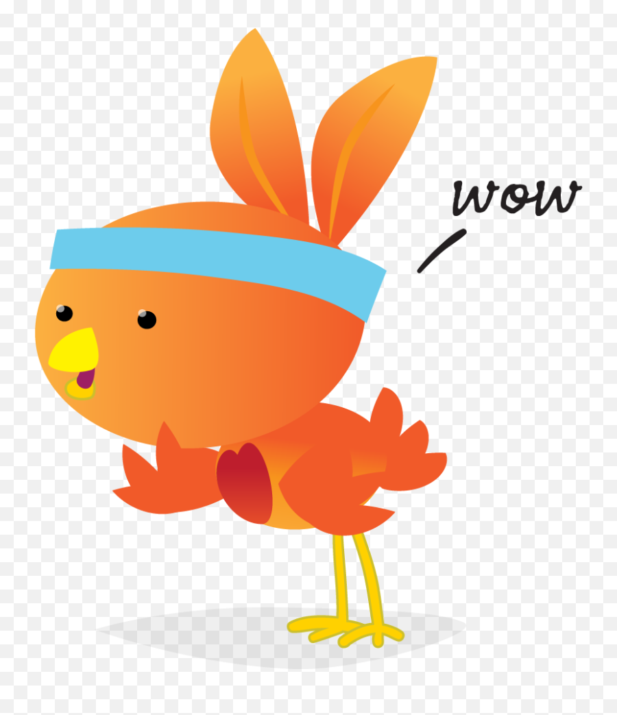 Orange Robin - Emoji Stickers By Petit Paris Games Cartoon,Chameleon Emoji