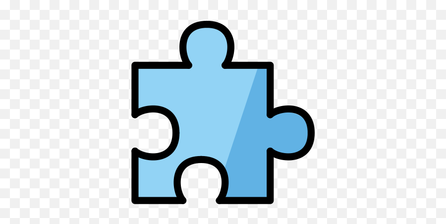 Puzzle Piece Emoji - Puzzle Piece Emoji,Whatsapp Emoticon Puzzle