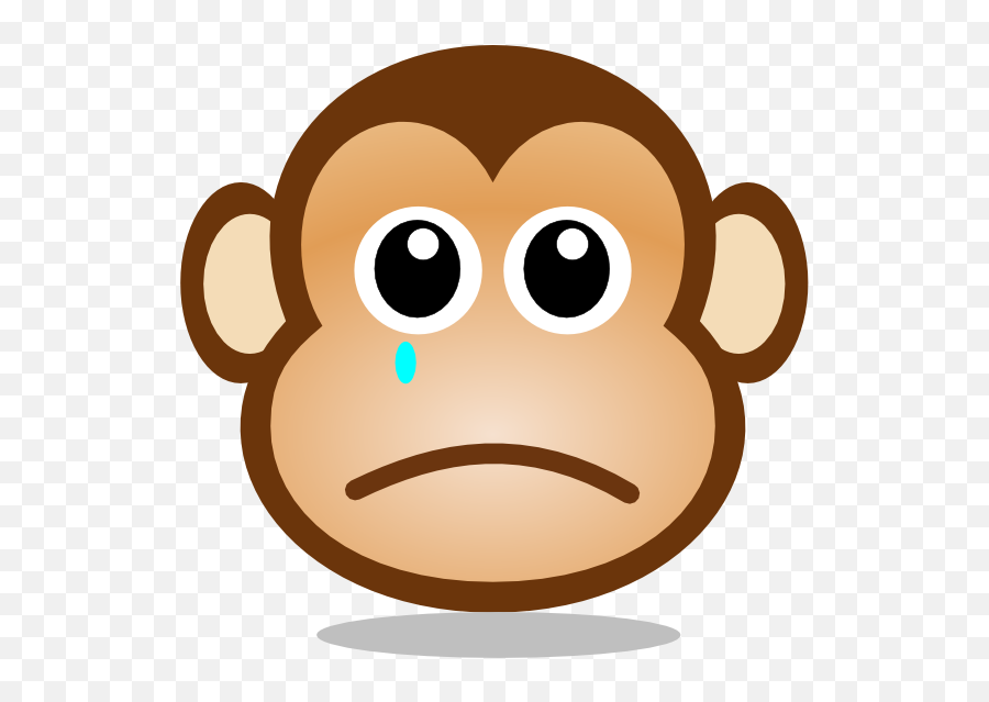 Free Sad Faces Cartoon Download Free Clip Art Free Clip - Monkey Clip Art Easy Emoji,Boy Emoji Joggers