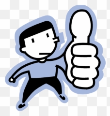 Thumbs Up Huaman Vector Png Clipart - Man Animation Gif Emoji