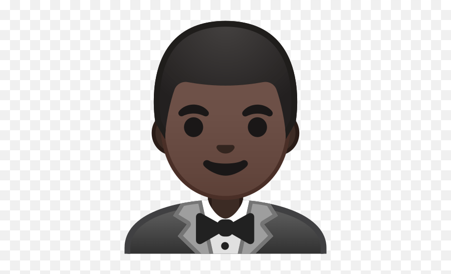 Man In Tuxedo Emoji With Dark Skin Tone Meaning And - Tuxedo Emoji,Scarf Emoji