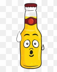 BeerMoji - beer stickers and emoji for iMessage by Monoara Begum Transparent Cartoon Liquor Bottle