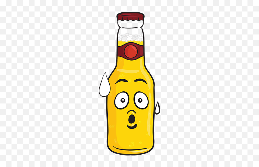 Beermoji - Beer Stickers And Emoji For Imessage By Monoara Begum Transparent Cartoon Liquor Bottle,Beer Emoji Facebook