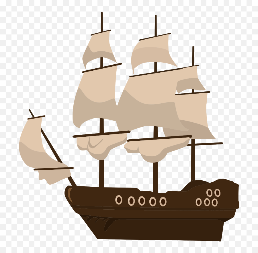 Ship Piracy Clip Art - Pirate Boat Clip Art Emoji,Pirate Ship Emoji