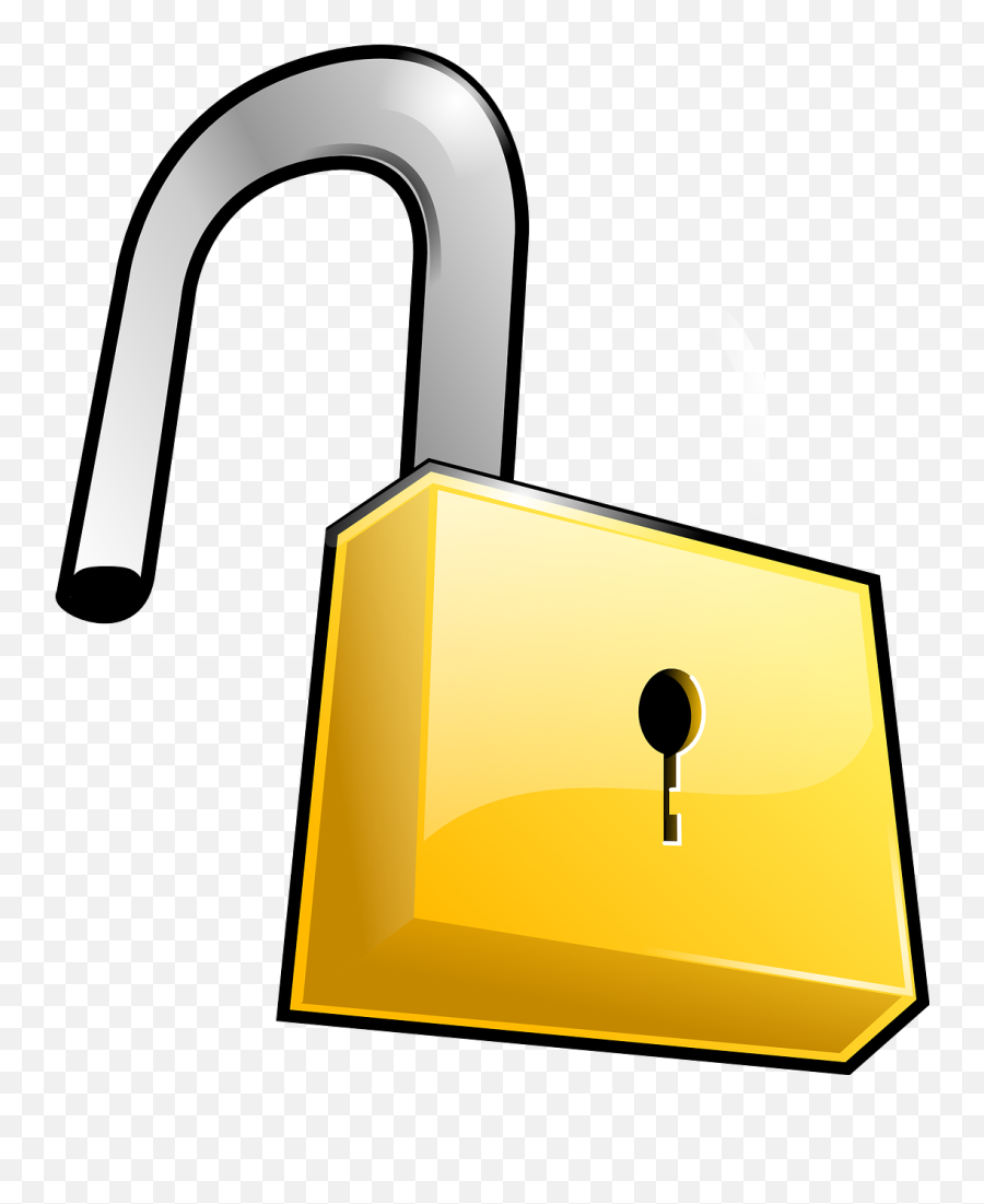 Padlock - Lock Clip Art Emoji,Unlocked Emoji