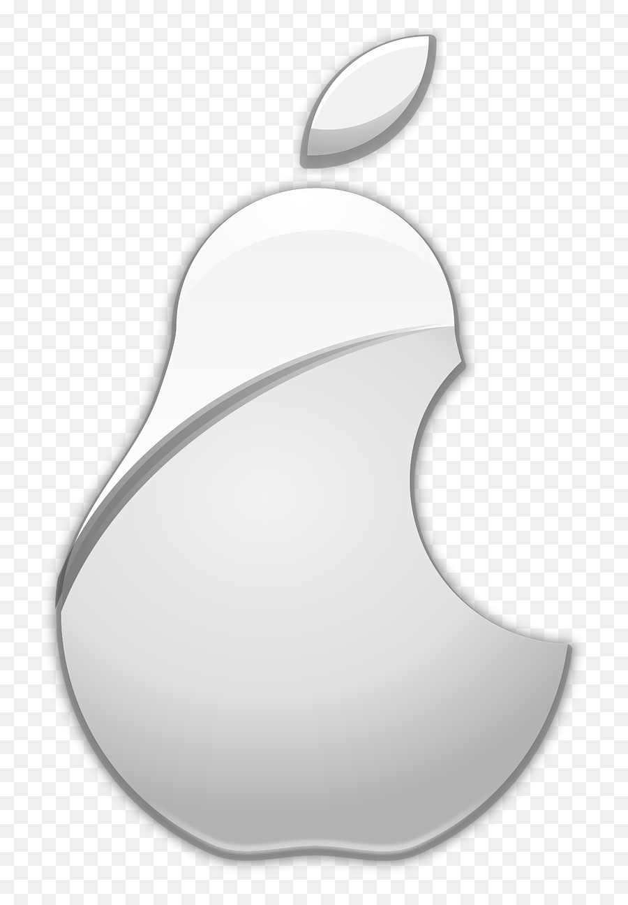 Apple Looks Like Apple Logo Pear Pear - Apple Pear Logo Emoji,Apple Thinking Emoji