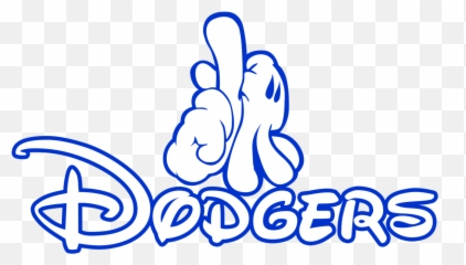 Dodgers Drawing Hand Transparent Png - Mickey Mouse Hands La Dodgers Emoji,Dodgers Emoji