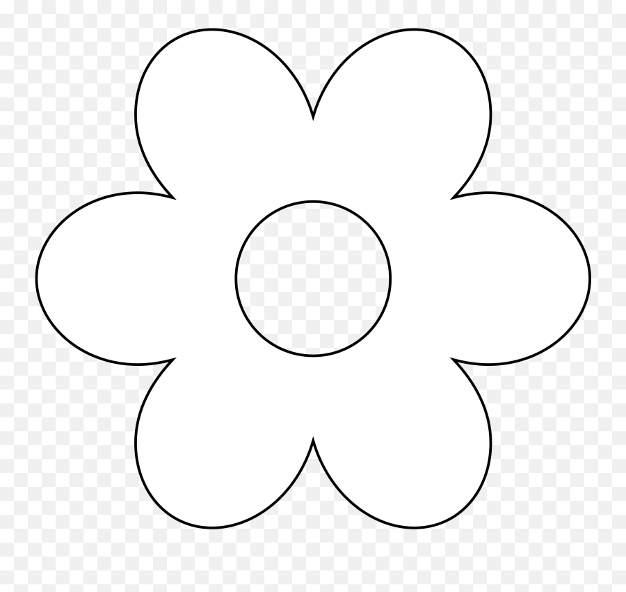 Flower Cliparts Download Free Clip Art - White Flower Clipart Png Emoji,Black Flower Emoji