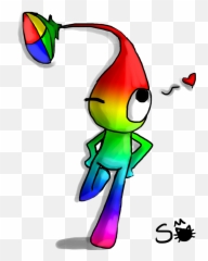 Rainbow - Rainbow Pikmin Emoji,Yoshi Emoji
