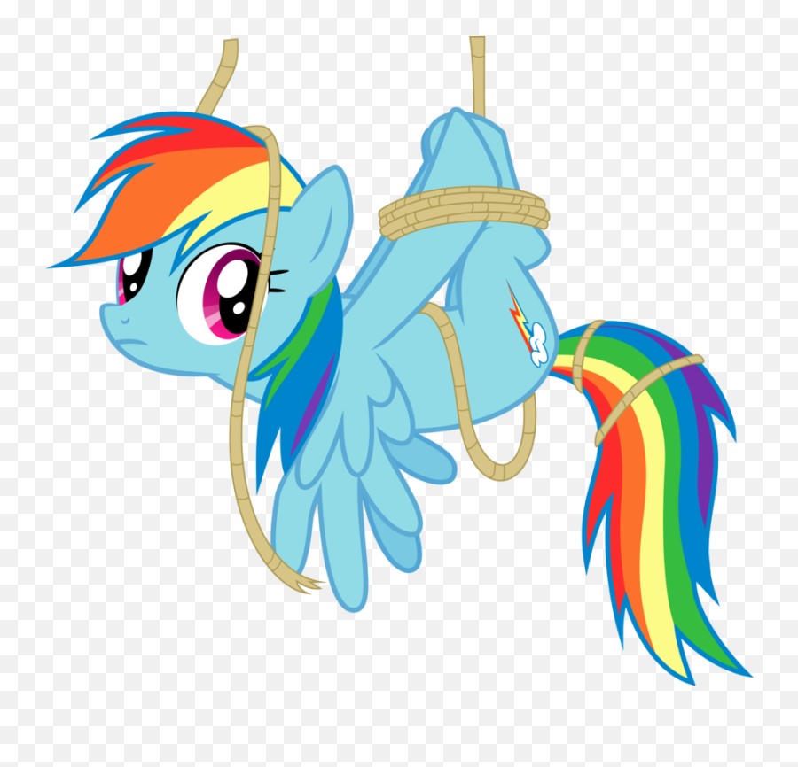 Entangled Rainbow Dash Vector Gift - My Little Pony Rainbow Dash Upside Down Emoji,Ayyy Emoji