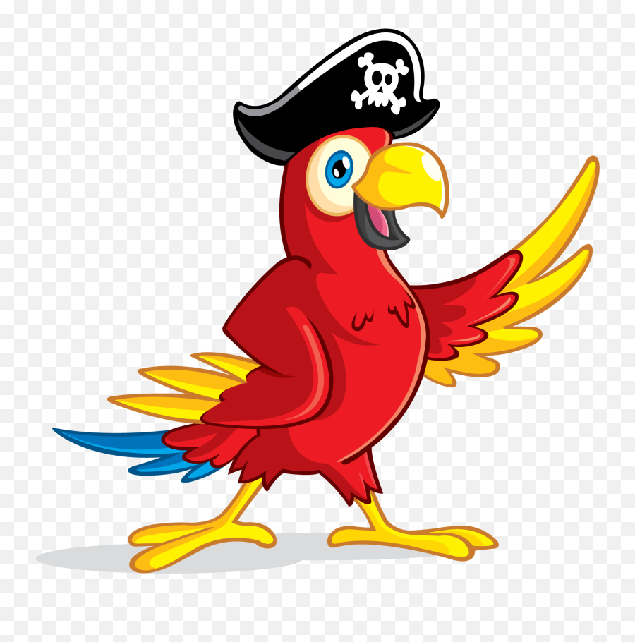 Parrot Clipart Emoji Parrot Emoji Transparent Free For - Pirate Parrot Clipart,Bird Emoji