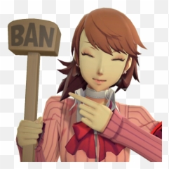 Persona - Cartoon Emoji,Ban Hammer Emoji