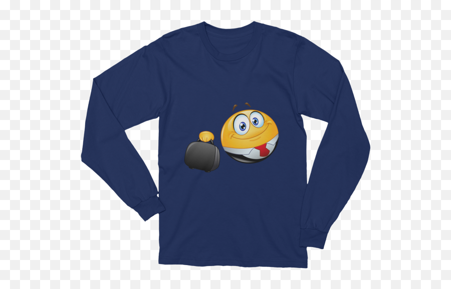 Business Emoji Long Sleeve T,Dallas Emoji