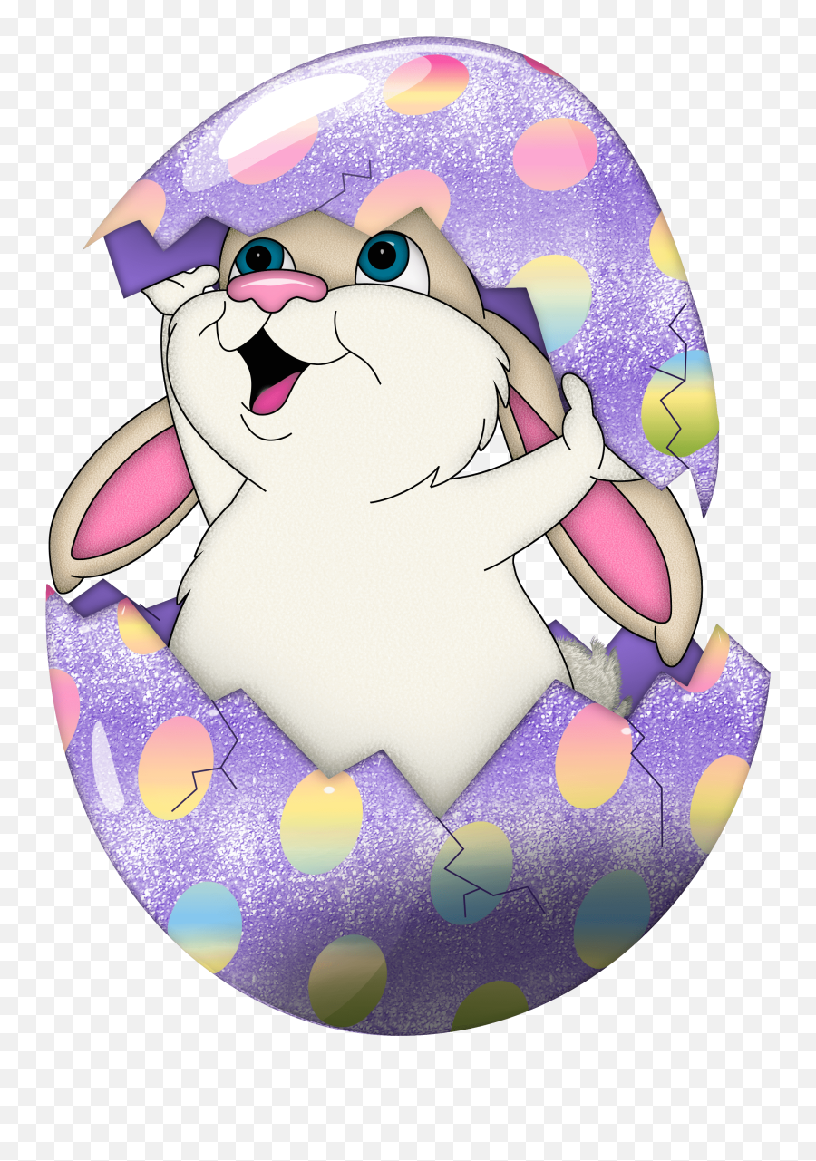 Easter Bunny In Egg Transparent Png Clipart - Easter Clip Art Transparent Emoji,Bunny Egg Emoji