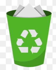 System Recycling Bin Full Icon - Recycle Bin Vector Png Emoji,Recycle Emoji