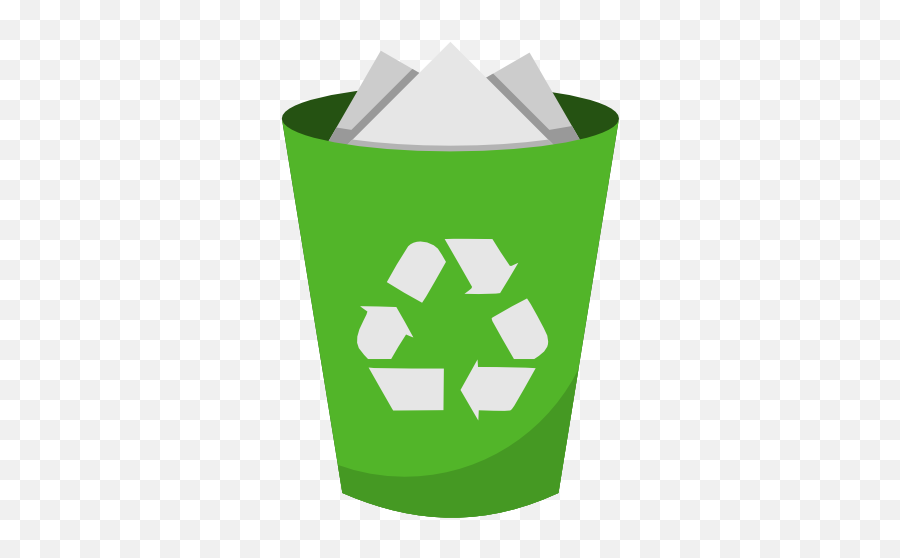 System Recycling Bin Full Icon - Recycle Bin Vector Png Emoji,Recycle Emoji