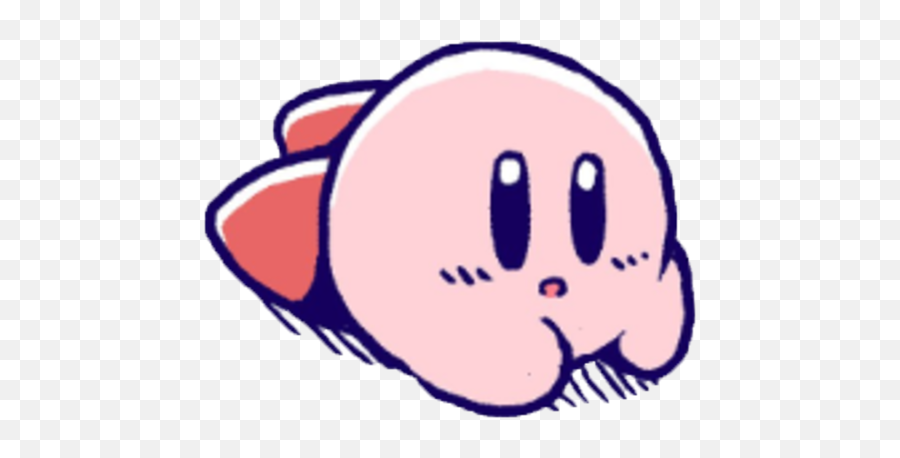 Fans When They Dont Play The Game - Kirby Doodle Emoji,Kirby Thinking Emoji