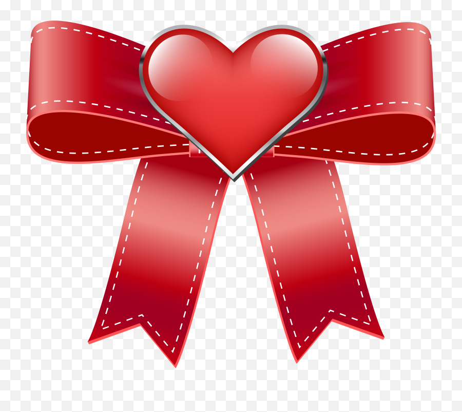 Library Of Heart Banner Picture Freeuse Library Png Files - Happy Valentines Day Heart Png Emoji,Heart With Ribbon Emoji