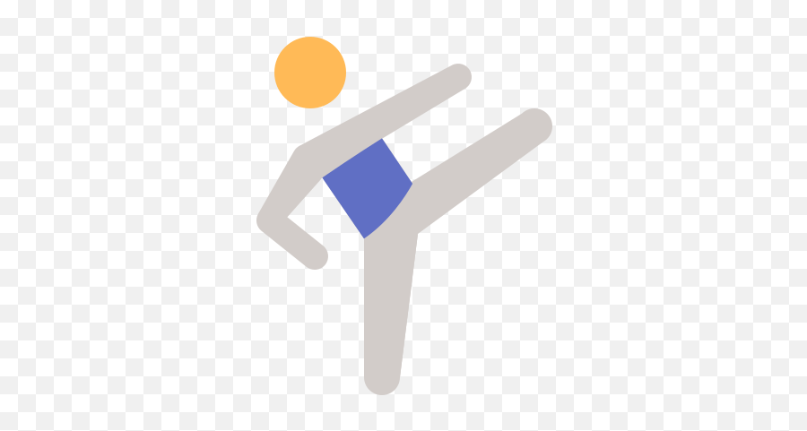 Taekwondo Icon - Martial Arts Icon Color Emoji,Taekwondo Emoji