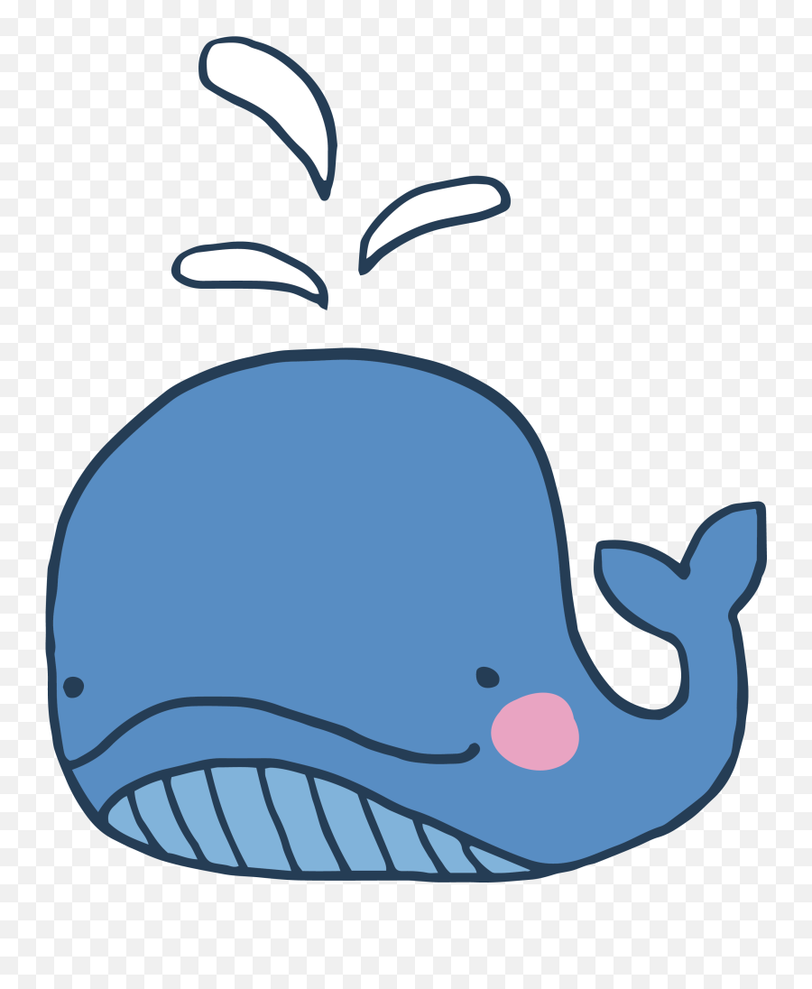 Transparent Whale Chicken - Right Whale Clipart Whale Clipart Transparent Background Emoji,Blue Whale Emoji