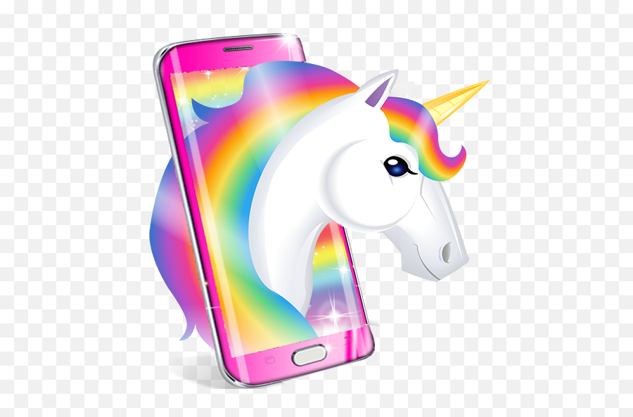 Kawaii Unicorn Wallpapers Cute Background On Google Play - Cabeça De Unicornio Png Emoji,Unicorn Emoji Keyboard