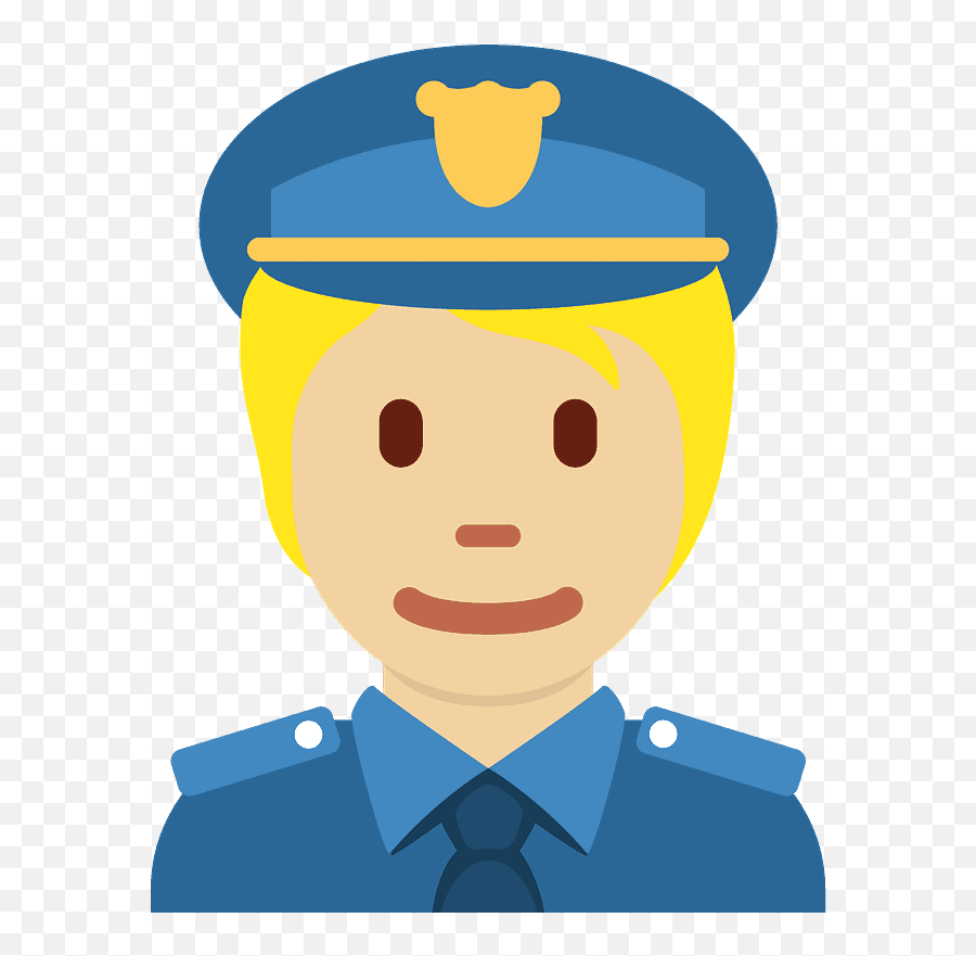 Police Officer Emoji Clipart - Peaked Cap,New Emojis 12.1