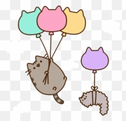 Download Free Png Pink Fashion Pusheen Accessory Kitten Cat - Emoji