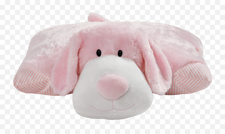 Pink Puppy Pillow Pet - Pink Pillow Pet Emoji,Sleeping Emoji Pillow
