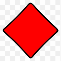 Download Free Png Outlined Diamond Playing Card Symbol - Emoji