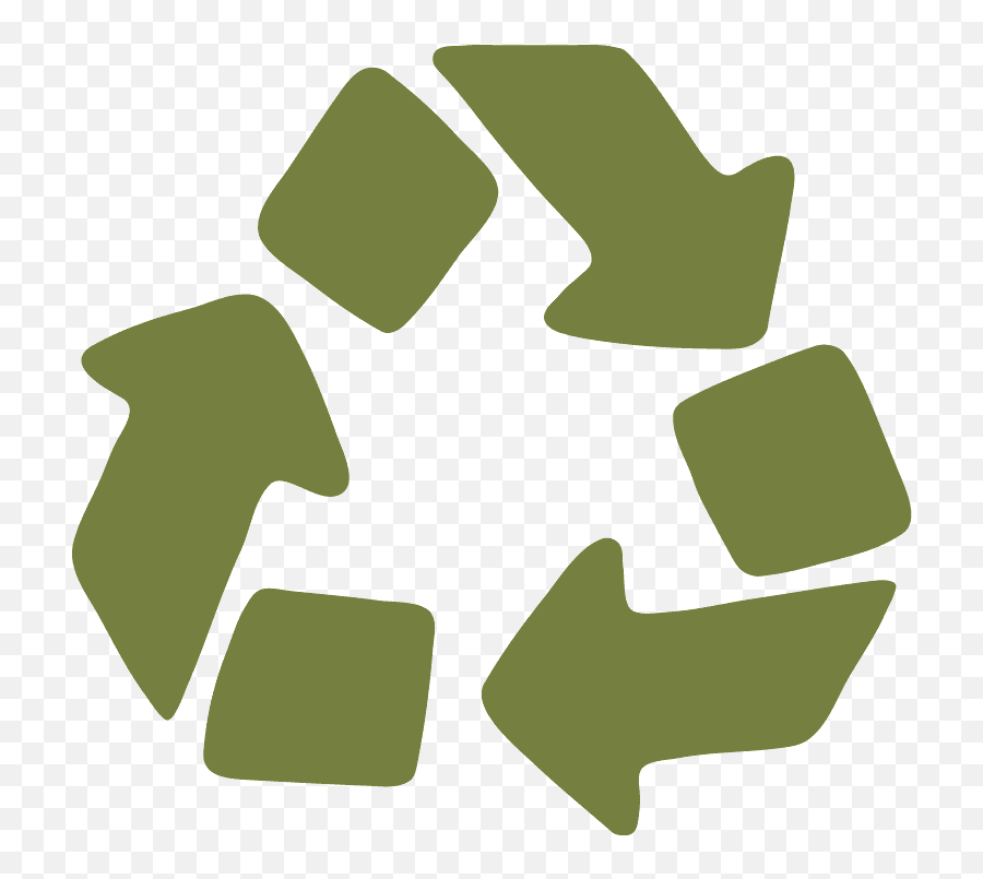 Recycling Symbol Emoji Clipart Free Download Transparent - Recycle Black,Peace Sign Emoji For Android
