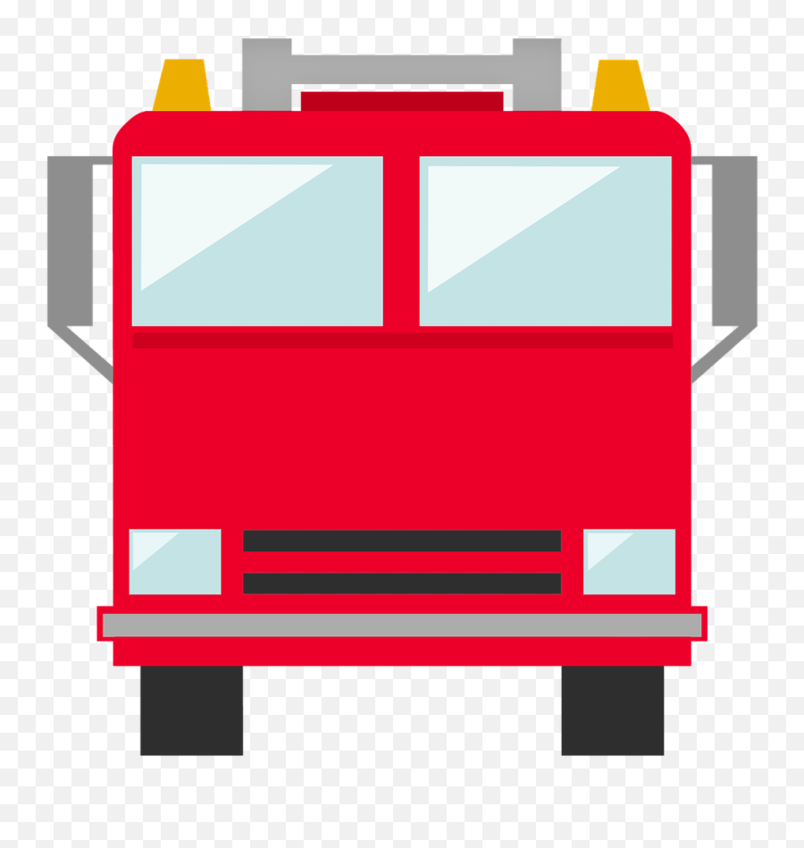 Fire Truck Icon Png Transparent Png - Fire Truck Svg Free Emoji,Firetruck Emoji