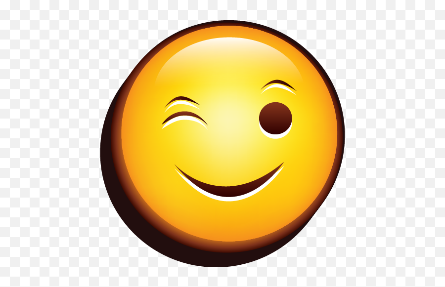 Emoji Wink Icon - Emoji Ico,Emoji Wink
