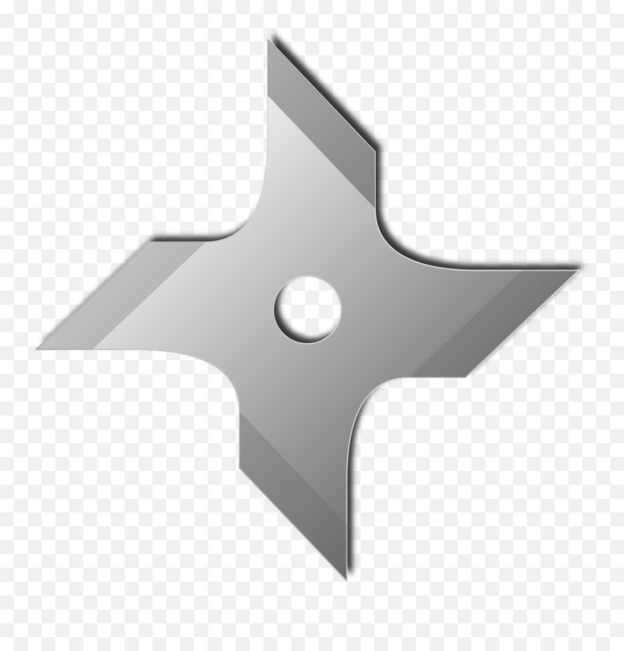 Throwing Star Shuriken Ninja Star - Ninja Star Clip Art Emoji,Moon And Stars Emoji