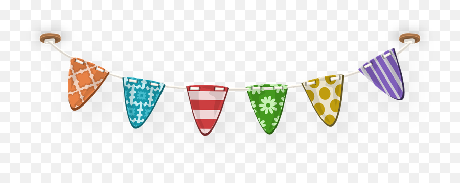 Bunting Flags Celebration Party - May Half Term Logo Emoji,Wind Blowing Emoji