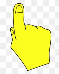 Free Vector Graphic - Yellow Hand Pointing Up Emoji