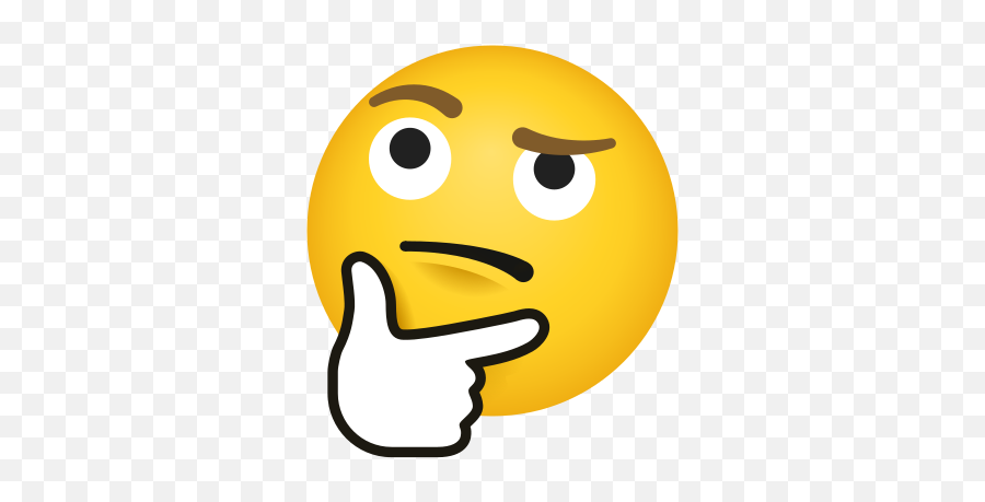 Thinking Face Icon - Smiley Emoji,Hands Clapping Emoji