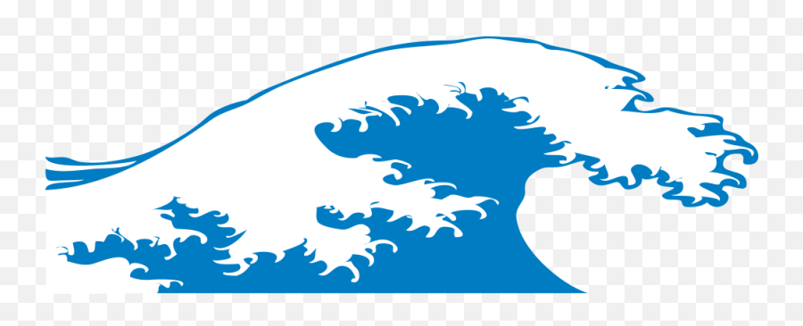 Clipart Waves Wave Hokusai Clipart - Crashing Wave Clipart Emoji,Japanese Wave Emoji