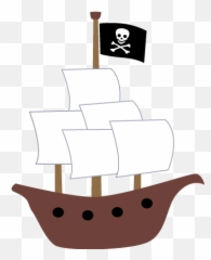 Pirate Ship Clipart Kid 3 - Small Pirate Ship Clip Art Emoji,Ship Emoji