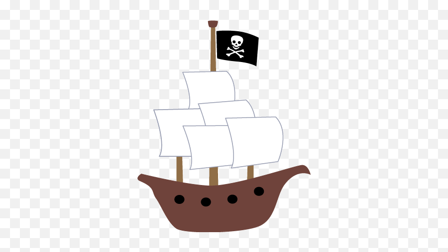 Pirate Ship Clipart Kid 3 - Small Pirate Ship Clip Art Emoji,Ship Emoji