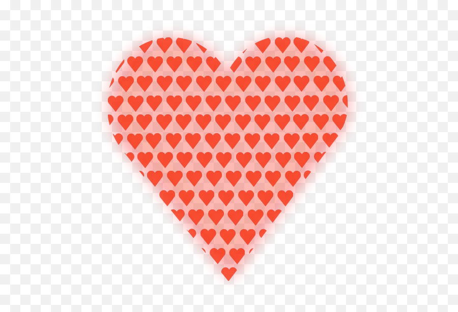 Heart In Heart - Hex Grid Emoji,Heart Emojis For Twitter