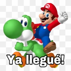 Mario Bros Stickers For Whatsapp - Super And Yoshi Emoji