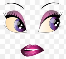 Pretty Shy Girl Smiley Emoticon Clipart - Eyes Pink Emoji