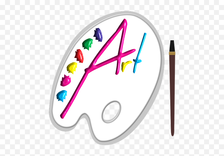 Paint Palette Brush - Circle Emoji,Paint Bucket Emoji