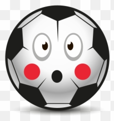 Stickers - Dibujo Pelota De Futbol Emoji,Soccer Emoticon