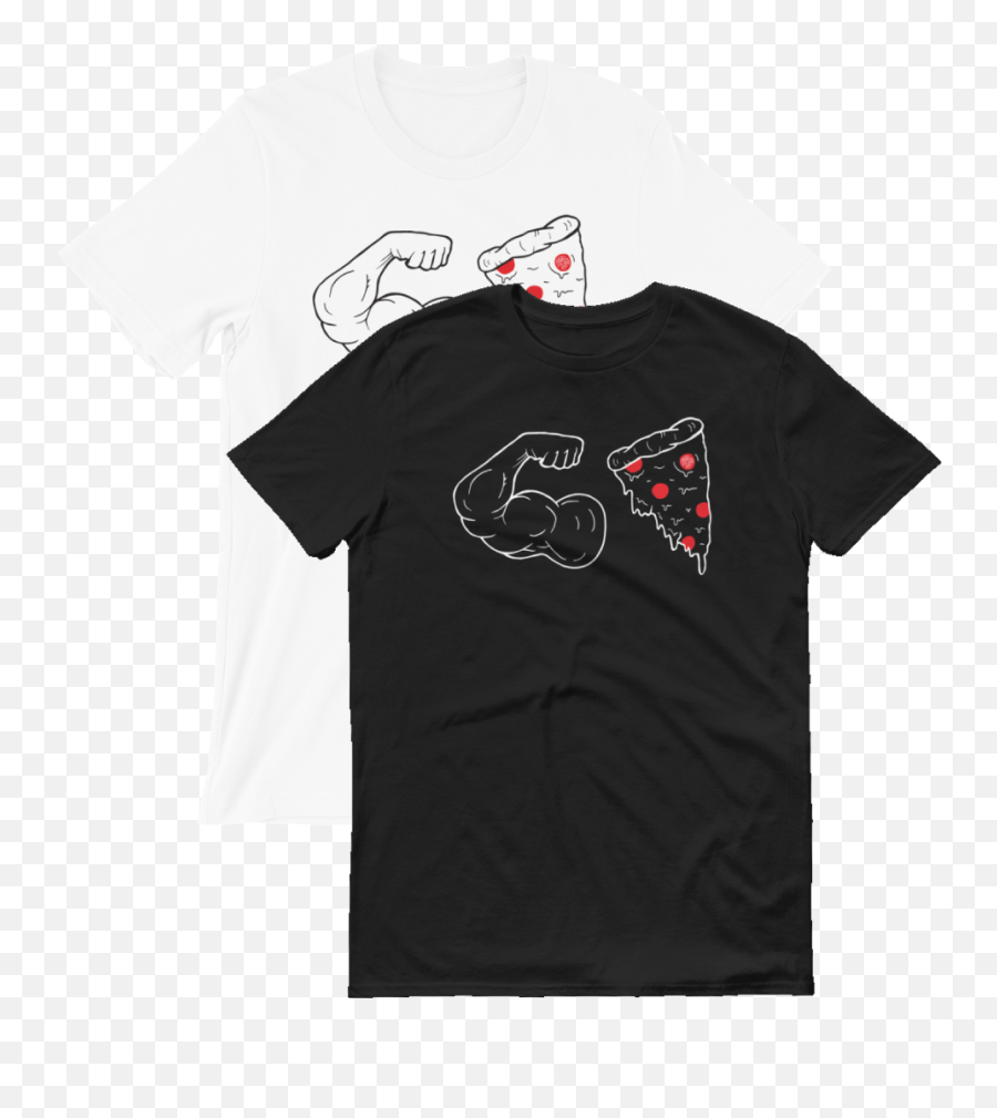 Graphic Emoji Tshirt Forza Pizza - Active Shirt,Gym Emoji