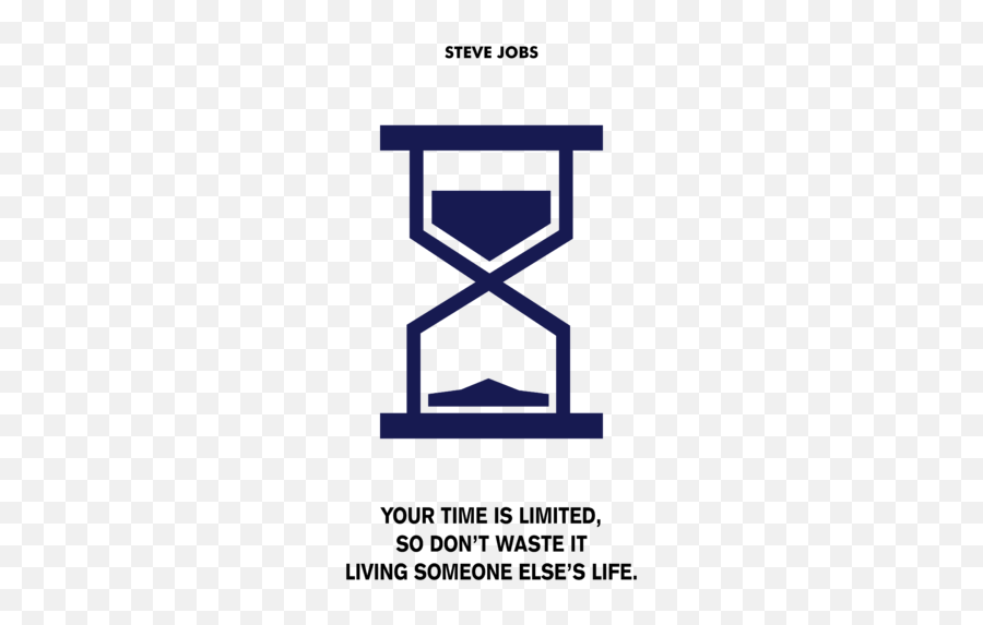 Famous Life Inspiring Quotes Poster - Steve Jobs Quotes On Time Poster Hd Emoji,Emoji Answers Steve Jobs