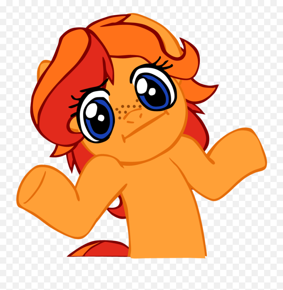 Pony Shrug Transparent Cartoon - Pinkie Pie Shrug Png Emoji,Shoulder Shrug Emoji